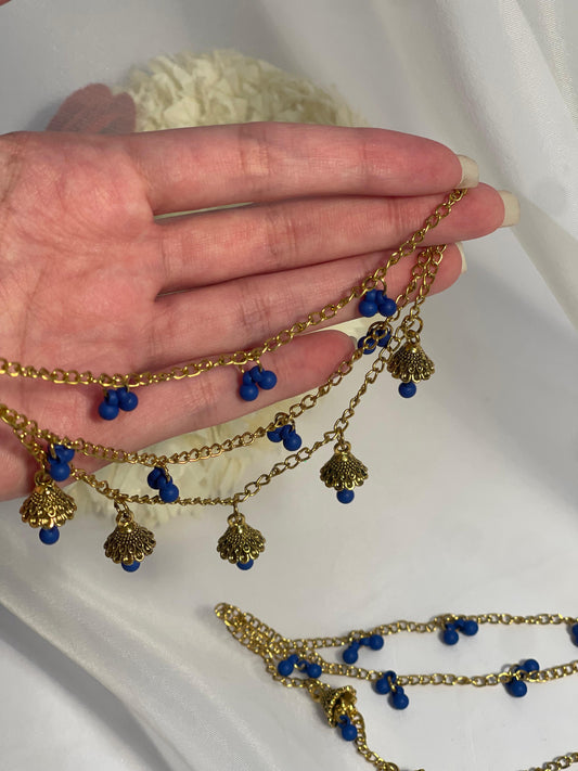 Jhumkay Waalay Saharay- gold and blue