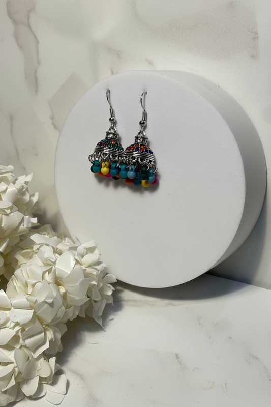 Mini chandi With multi beads(meharbano collection)