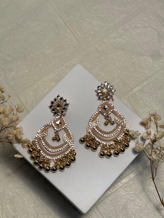Gold Earring- (Baharbano)