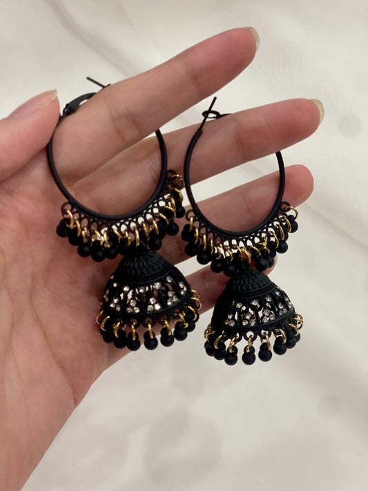 Dazzling Banobali matt black(Sheharbano)