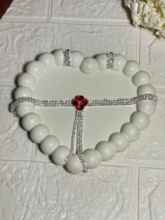 Red Flower Set (Mahnoorbano)