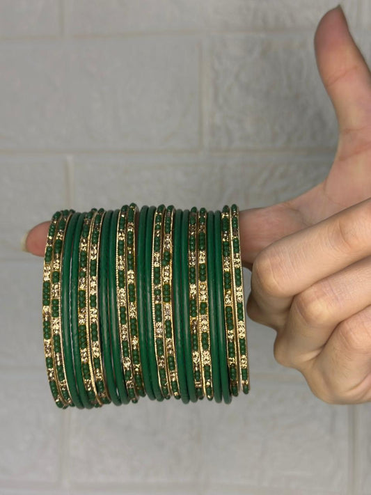 green neha bangle bundle