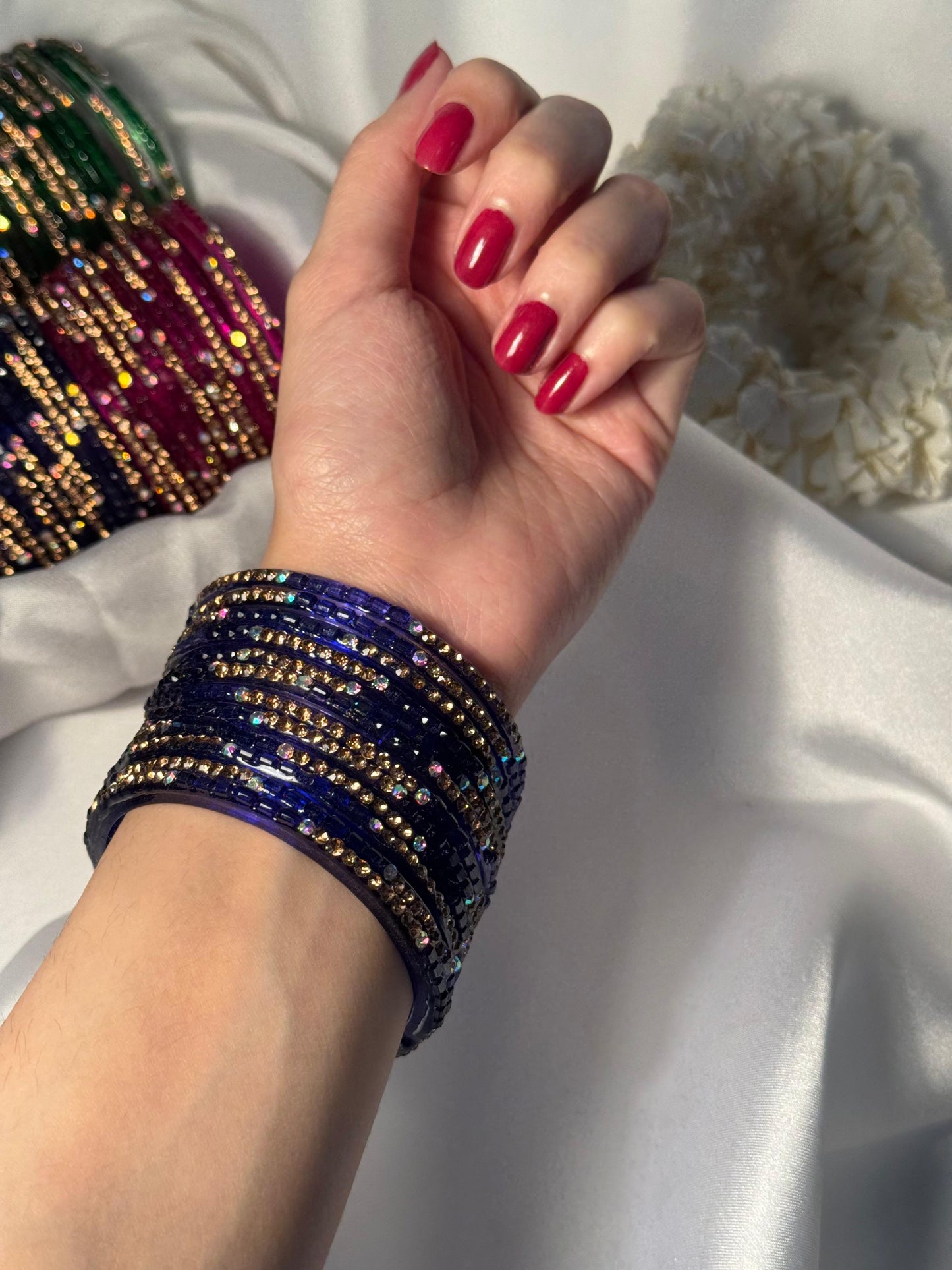 Raindrop bangles-blue eid collection