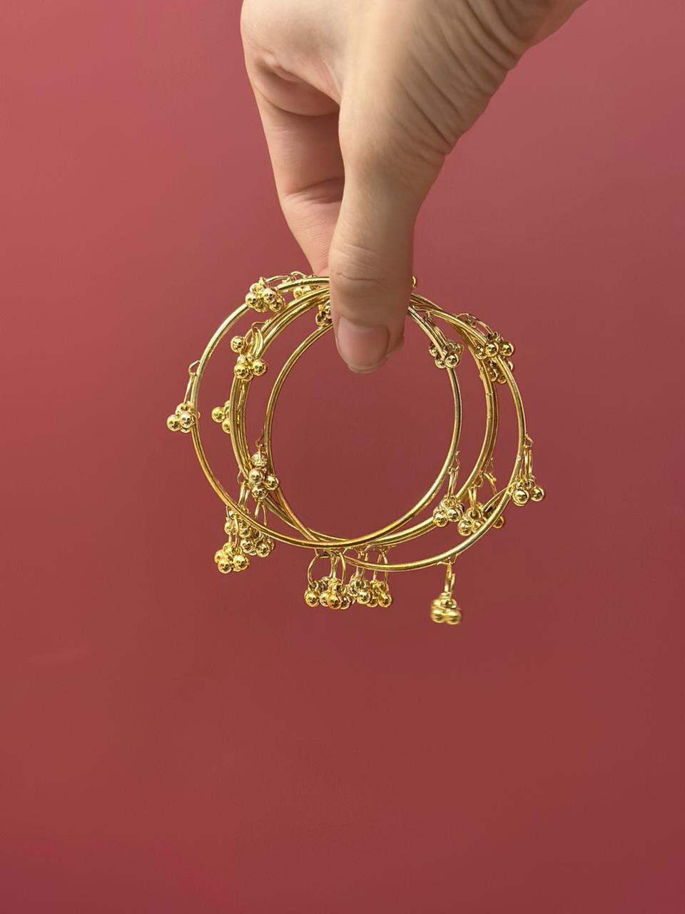 GOLD Kashmiri Ghungroo Bangles- eid collection