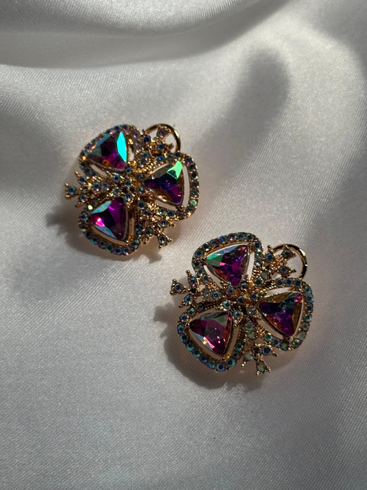 Prism Petals eid collection- gold holographic