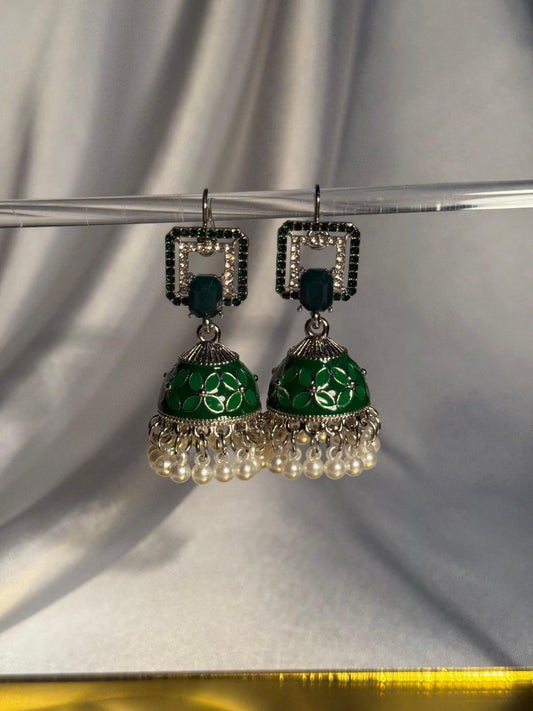 Double chakor Rang-e-desi green