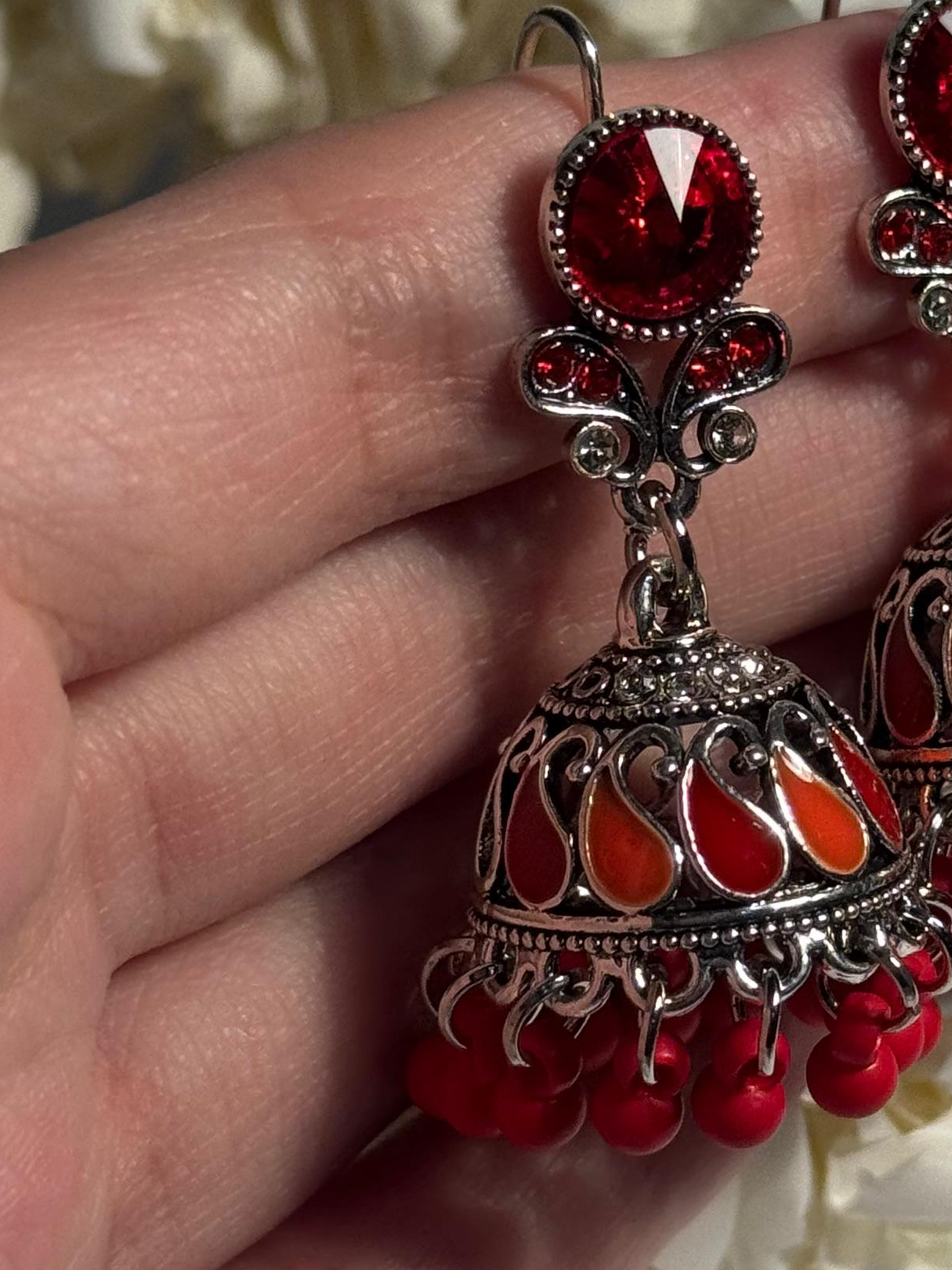 Gol Booti-Rang-e-desi red
