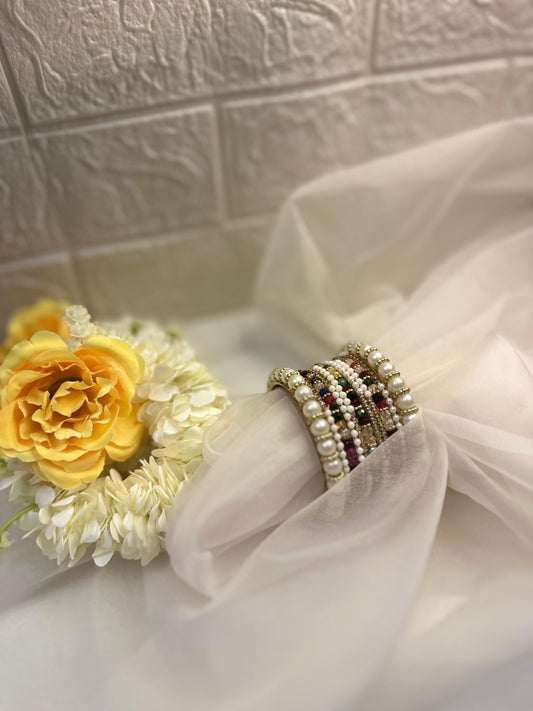 Moti Bangles (Multicolor)