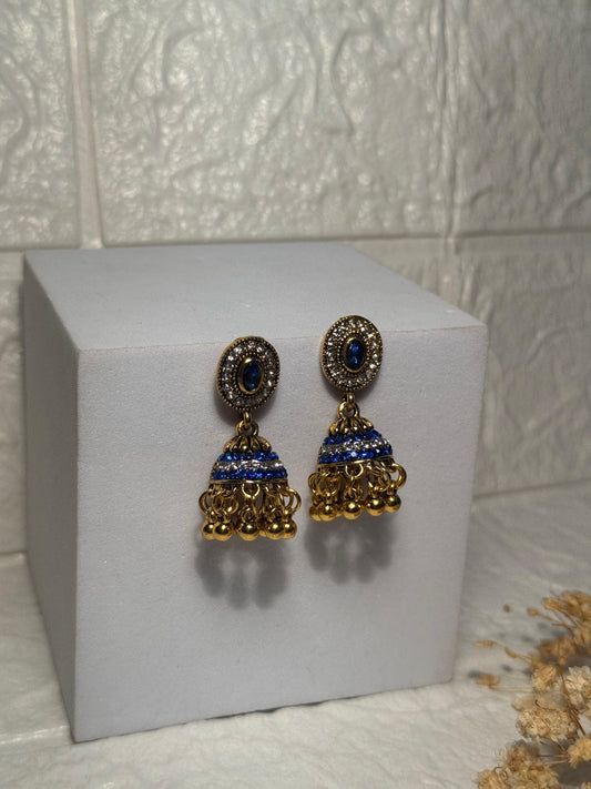 Royal Oval Drops (Navy Blue)