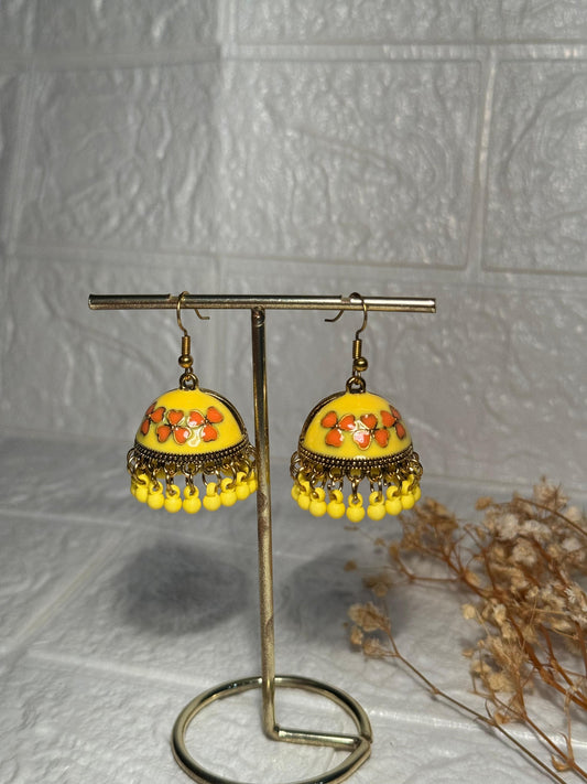 Dil Jhumki (Yellow and Orange)