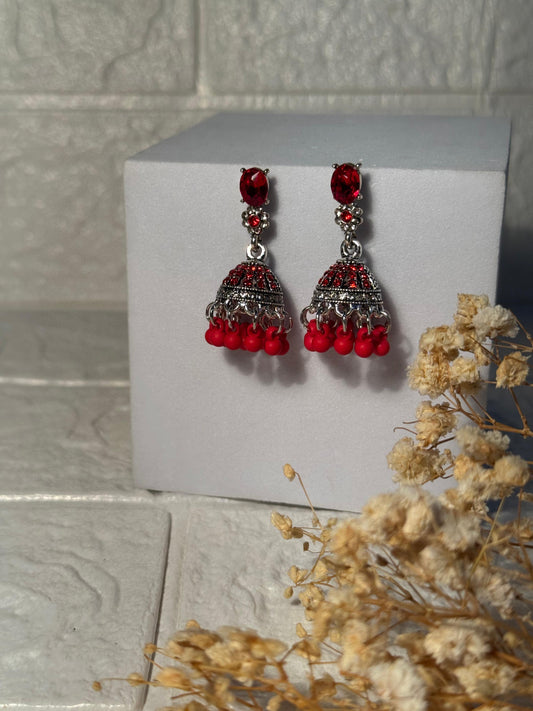 Zanabi Jhumki (Red)