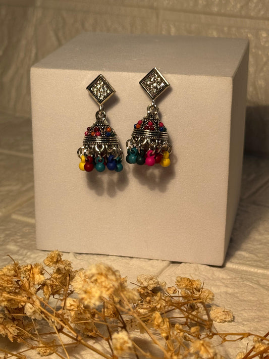 Chakoor Jhumkay (Multicolor)