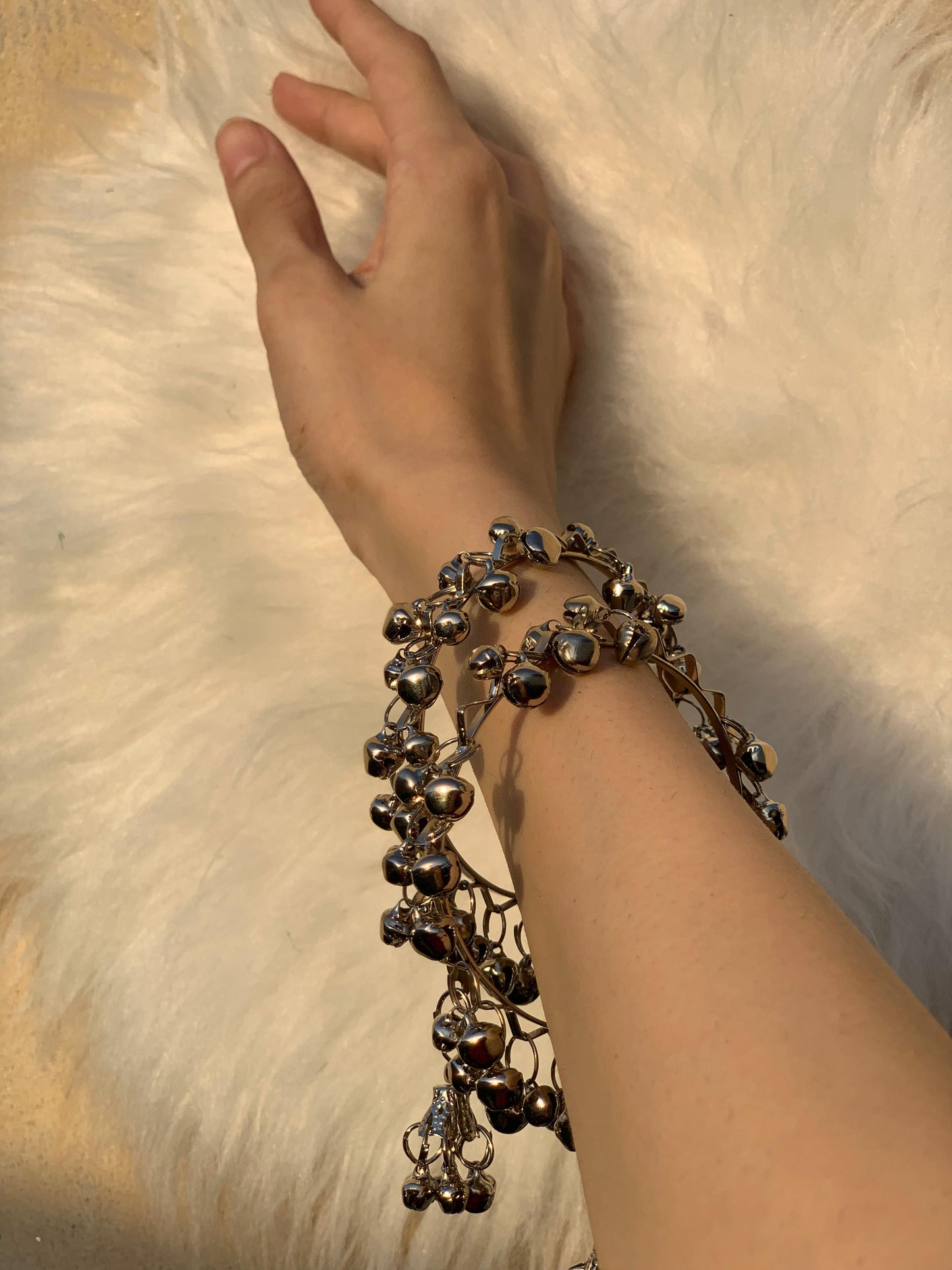 Ghungroo karray (silver)