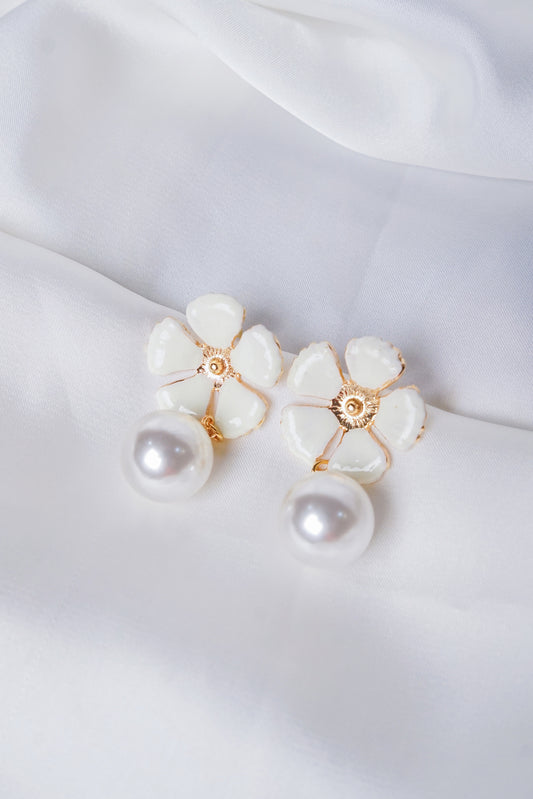 ES- 10 Floral Enamel Pearl