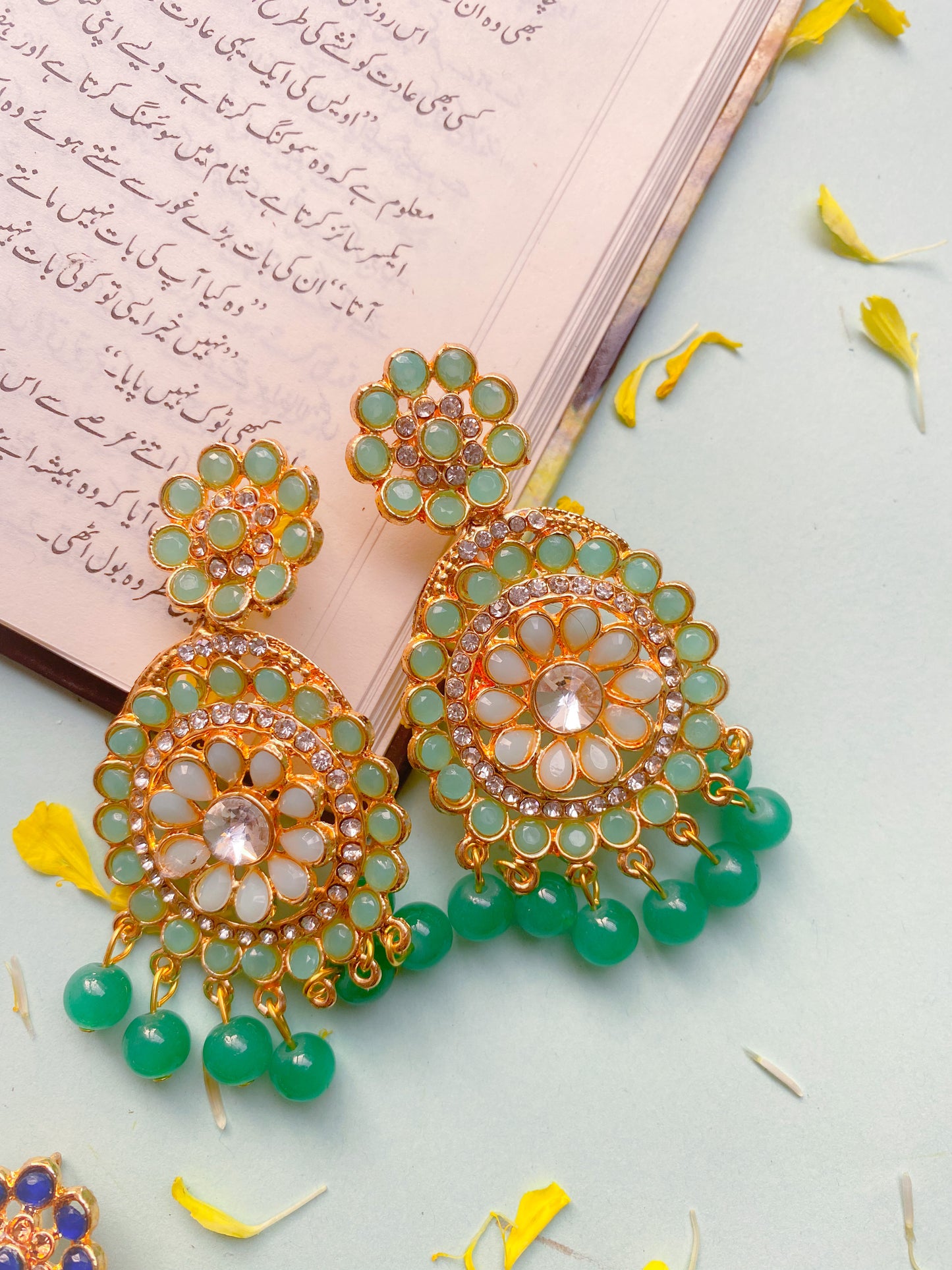 EF-24 Mah-e-noor Earrings - 9 Colors