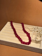 Crystal Chain - Maroon