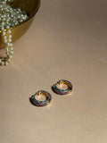 Enamel Hoops - Purple