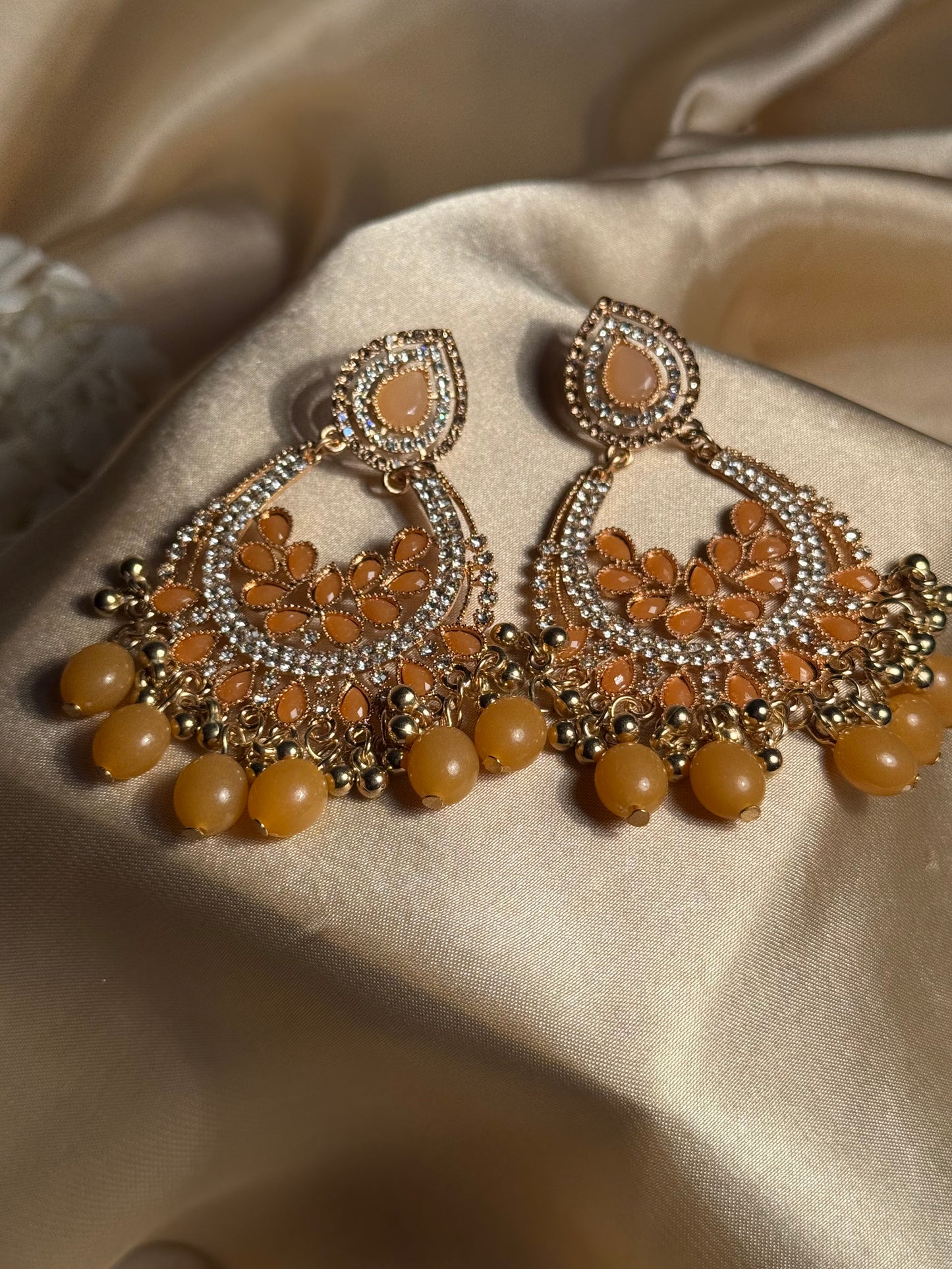 Nilofer khass collection-gold and orange
