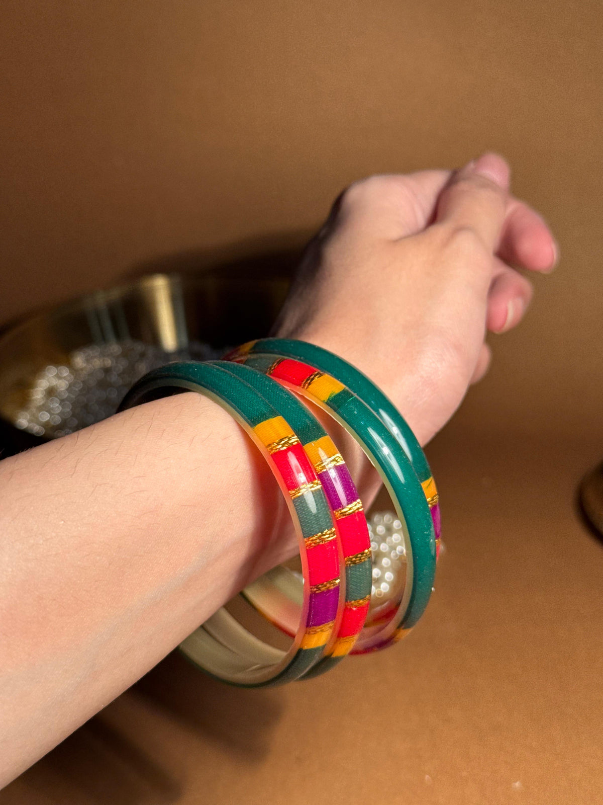 Aura bangle Gulnaz - Green