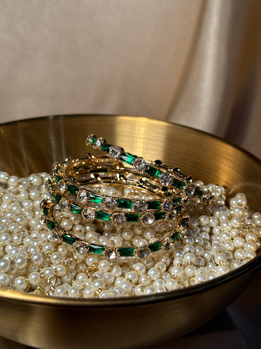 Green Zareen bangle (kids collection)
