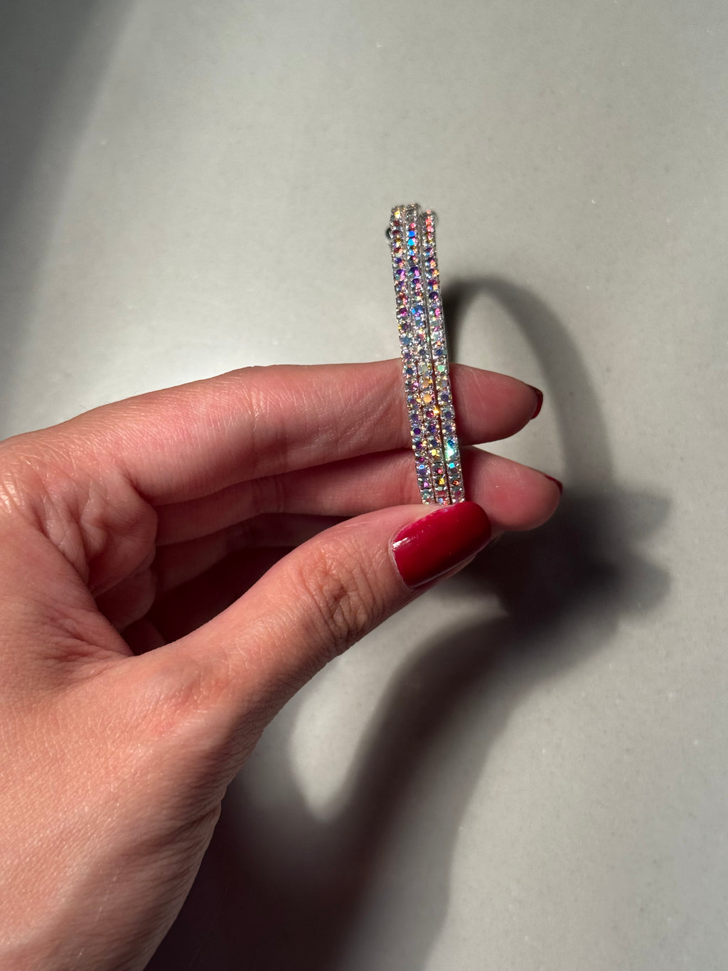 Twilight Charm bracelet (holographic silver)