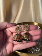 Soraj jhumki  black- rozana