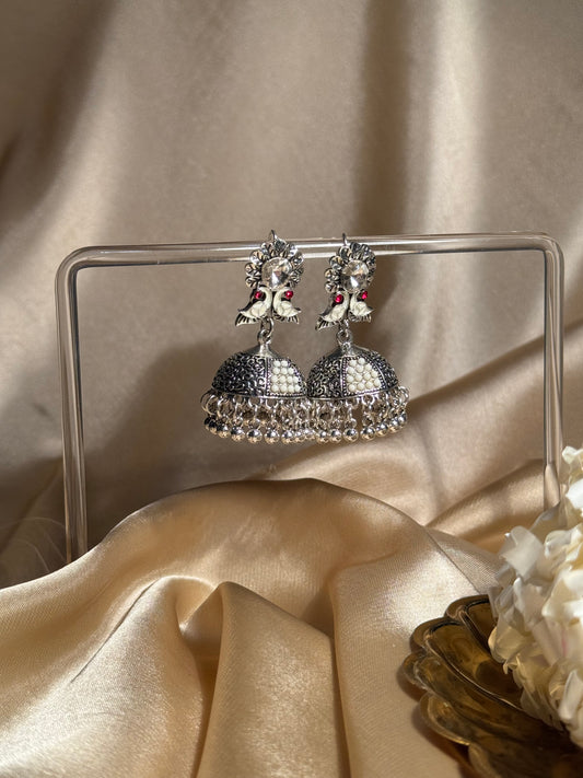 Phool chirya oxidized khass collection-silver