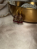 Mini jhumki maroon- rozana