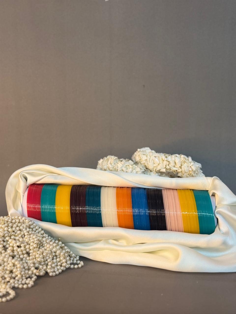 Color Pop Bangles Set - 12 Colors