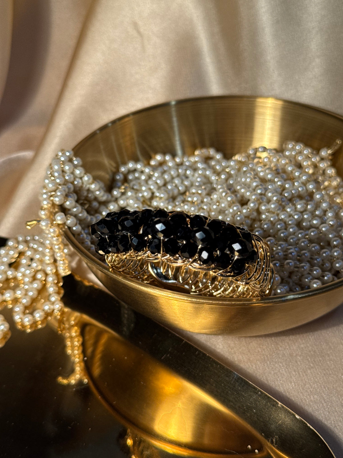 Black bedazzled bracelet (kids collection)
