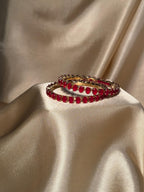 Zara bangles Gold - Red (kids collection)