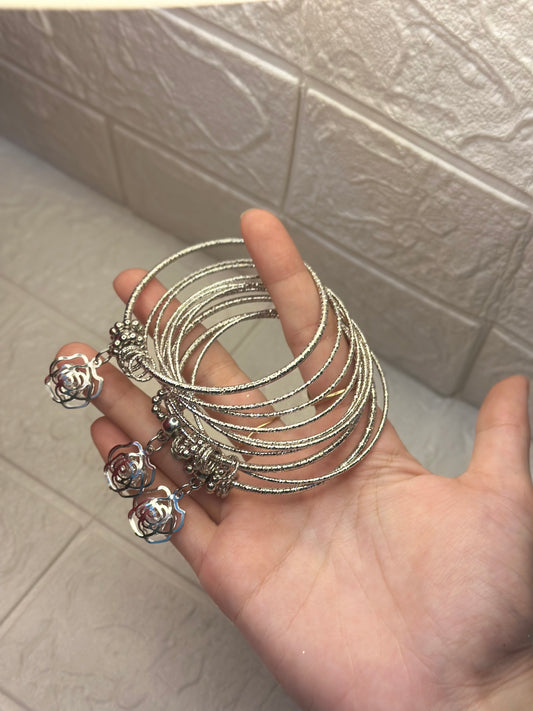 Latkan banges set - Silver