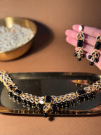 Kundan sheesha - black