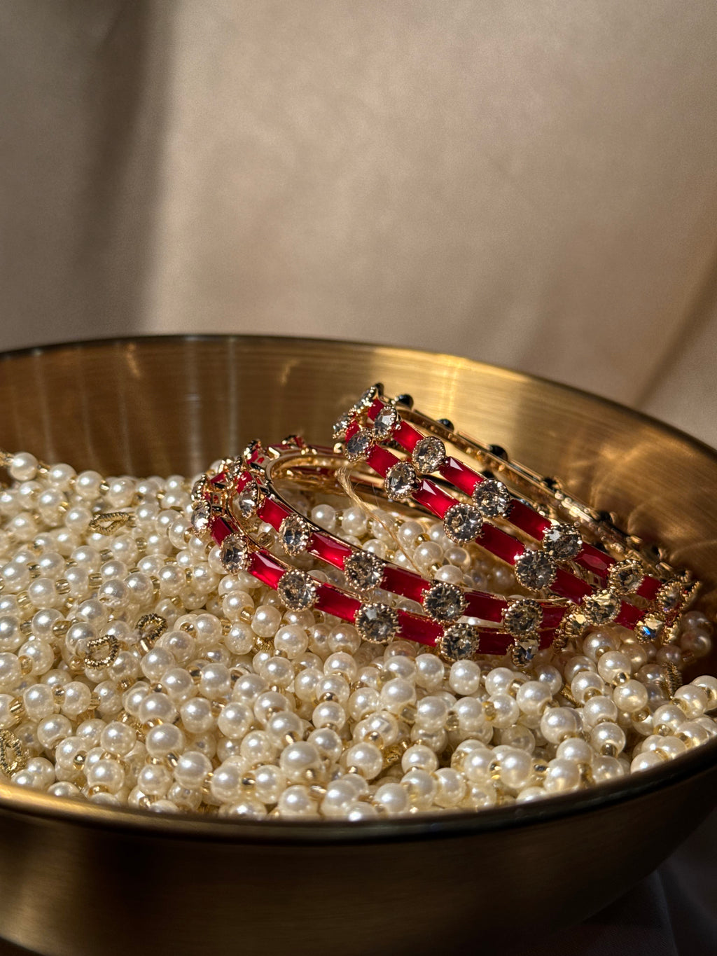Red Zareen bangle (kids collection)