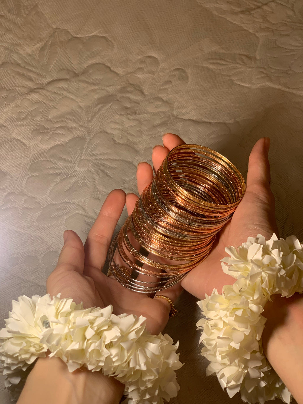 Bangles - Multi color - Gold, Silver, rose gold (30 Pieces)