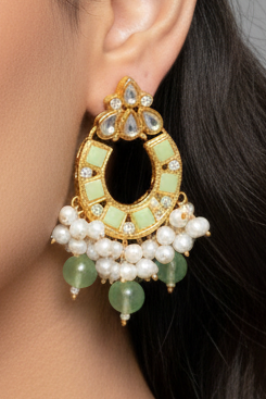Zeba Kundan - seagreen.