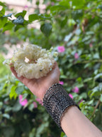 Raindrop bangle (6) black