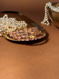 Noor bangles Gold - Pink and white (kids collection)