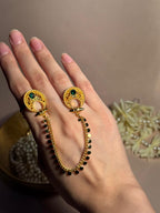 Moon Sona Double Ring - Green