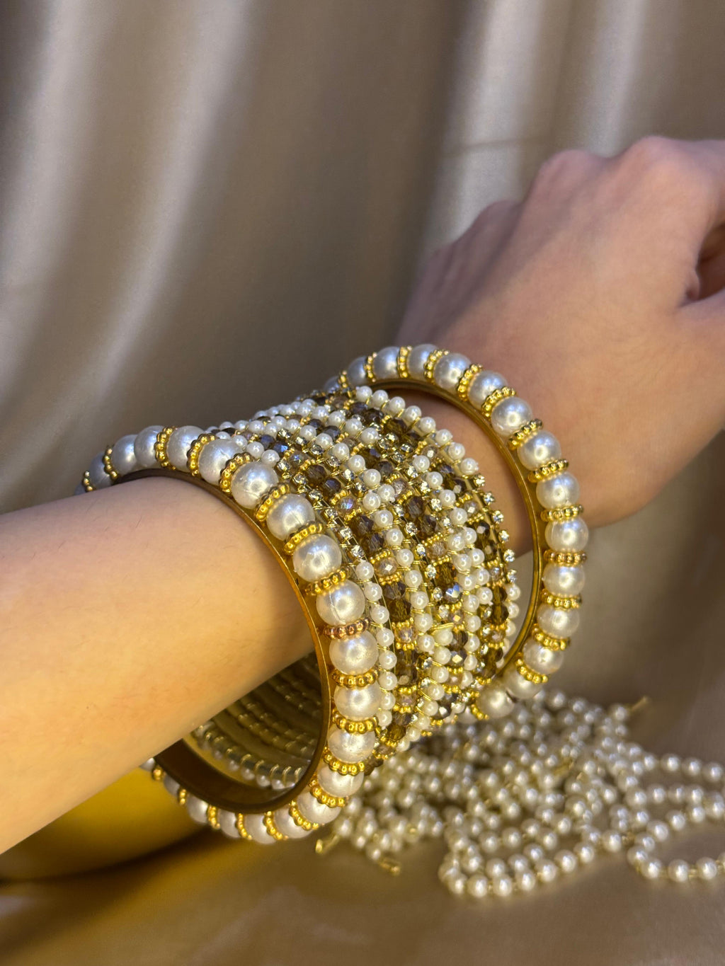 Moti Rani bangles - Brown