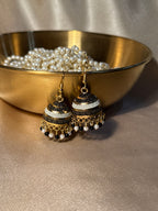 Black and white jhumki - rozana