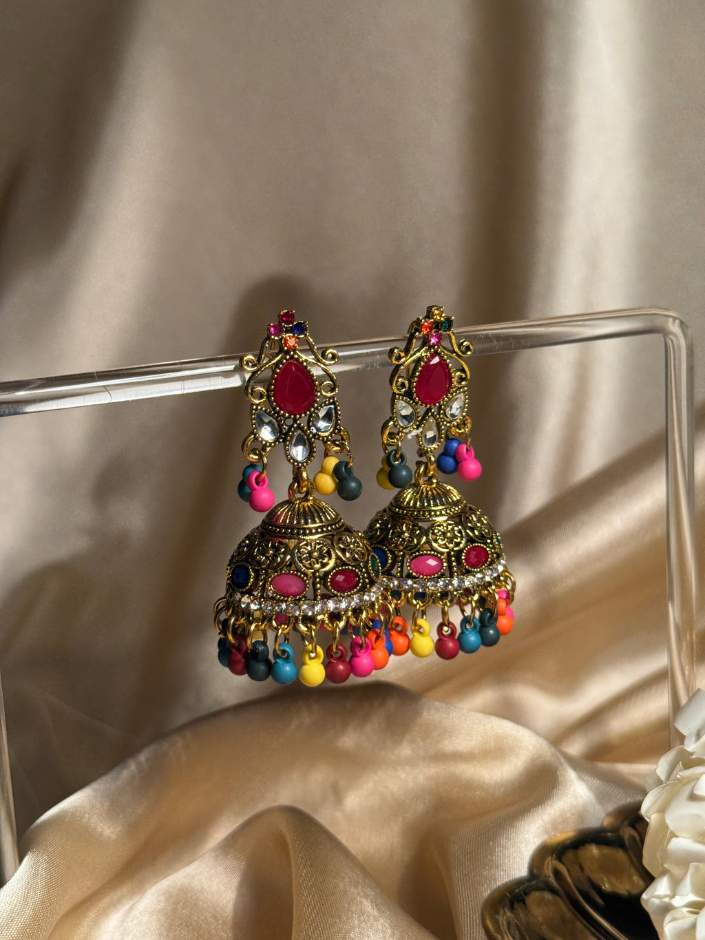 Nani ki jhumkiyan khass collection-gold and multi