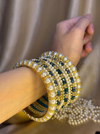 Moti Rani bangles - Dark Green (bottle green)