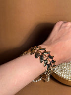 Leaflet Cuff (bracelet) - Gold
