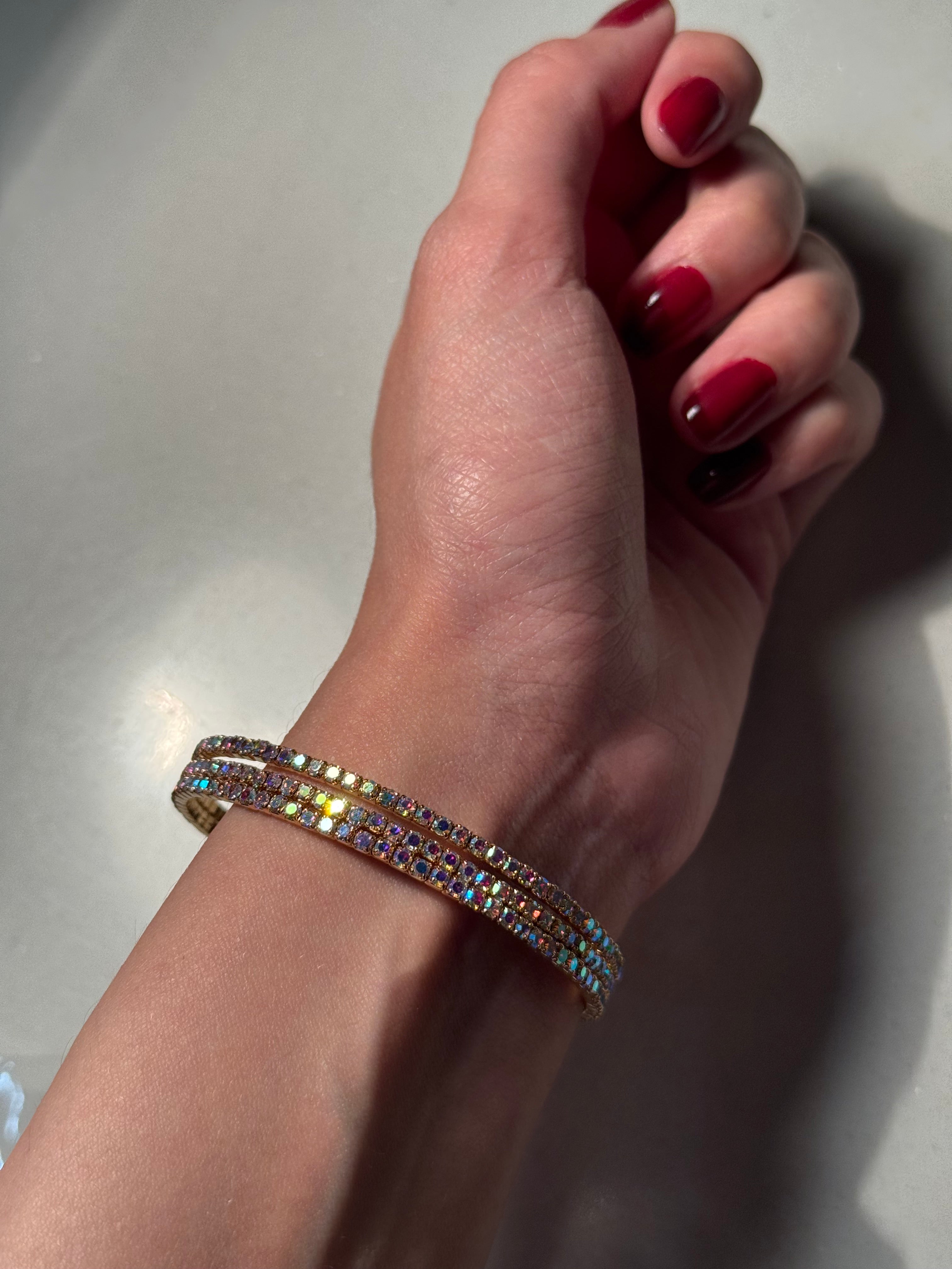 Twilight Charm bracelet (gold holographic )