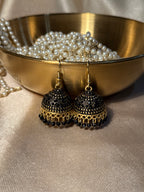 Aliza jhumki black - rozana