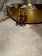 Mini jhumki maroon- rozana