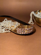 Noor bangles Gold - white (kids collection)