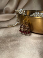 Mini jhumki maroon- rozana