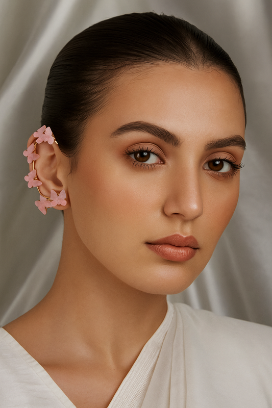 Butterfly - ear cuff - Peach